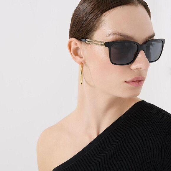 NEW Versace VE4307 GB1/87 Black Grey Square Unisex Sunglasses VE 4307 main image 13